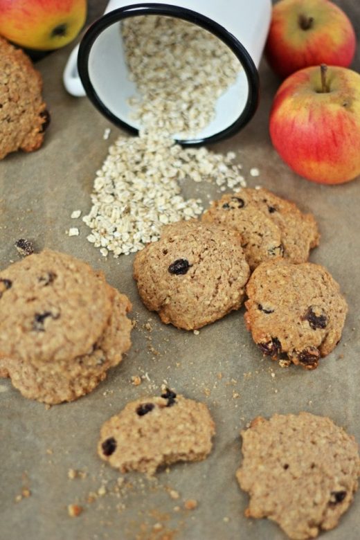 Bratapfel Cookies mit Haferflocken - herrlich soft und soooo lecker ...